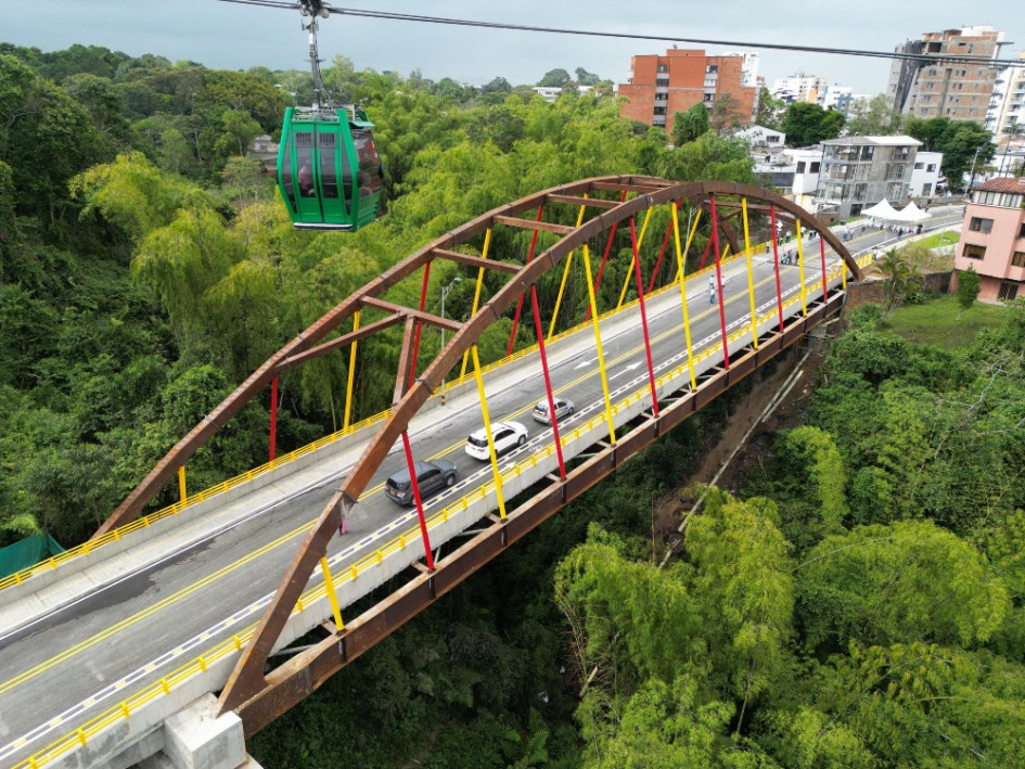 Fue inaugurada la conexión vial Álamos - Pinares en Pereira Fue inaugurada la conexión vial Álamos - Pinares en Pereira