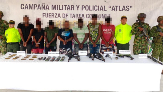 Detienen a 22 personas y rescatan 6  menores reclutados por disidentes