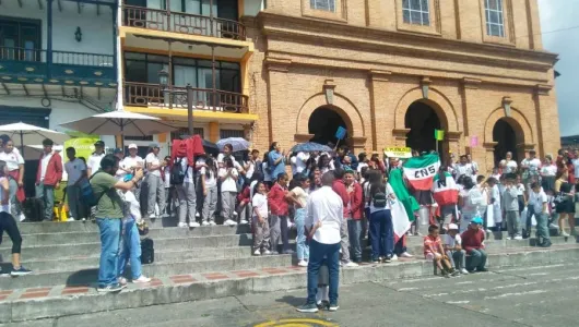 Comunidad educativa de la Normal de Riosucio reclama la construcción de su nueva sede