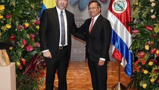 Lucha contra las drogas y crisis climática centran visita de Petro a Costa Rica