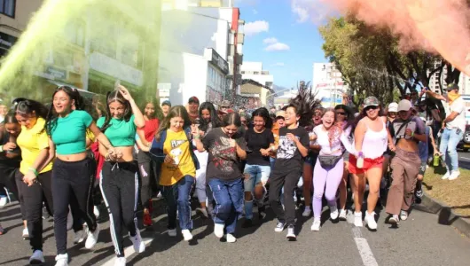 Manizales se pinta de juventud: arrancó con la Maratón de Colores