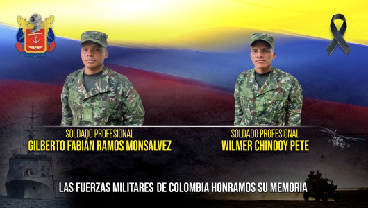 Al menos 2 militares asesinados y uno herido deja ataque armado en el noroeste de Colombia