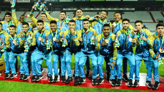 El fútbol de Caldas hizo historia en los Juegos Nacionales: venció a Bogotá y ganó bronce