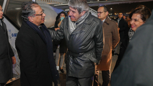 El presidente Petro ya está en Roma para su encuentro con el papa Francisco 