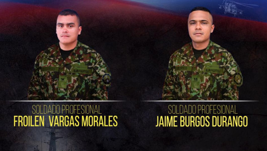 Mueren dos soldados en combates entre el Ejército y disidencia de las Farc en Nariño