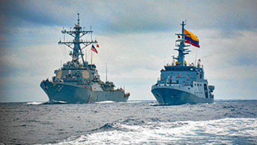 Las Armadas de Colombia y de EE.UU. culminan ejercicios navales en el Pacífico
