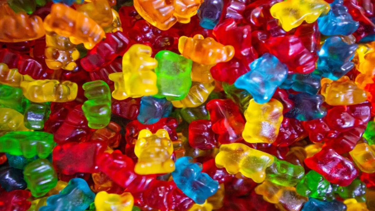 Ositos de gomita de muchos colores