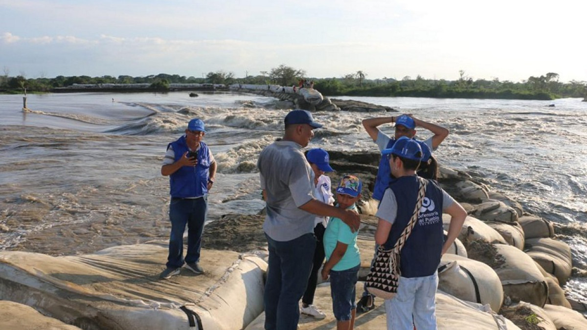 Foto | Defensoría del Pueblo | LA PATRIA  Sin aún comenzar el fenómeno de La Niña se registran inundaciones en el norte del país, como en la región de La Mojana.