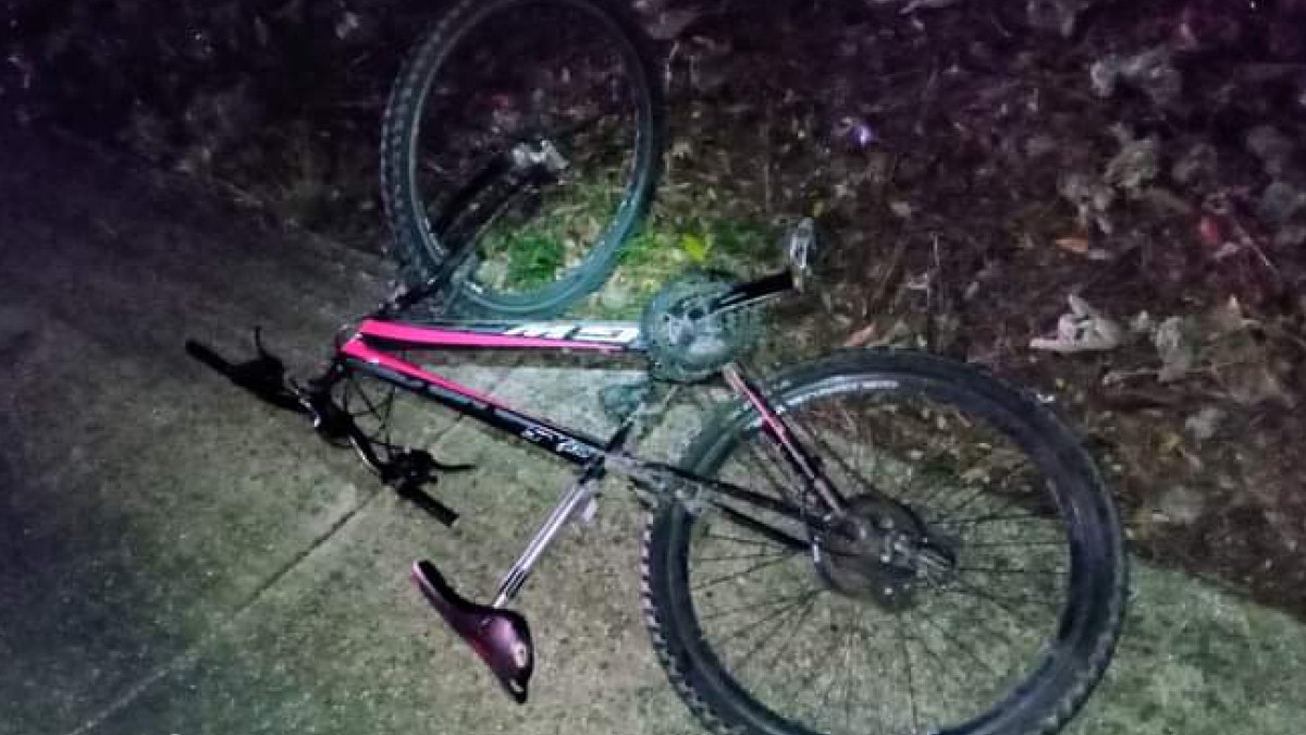 En esta bicicleta se movilizaba la persona fallecida en la vía Mariquita - Ibagué. 