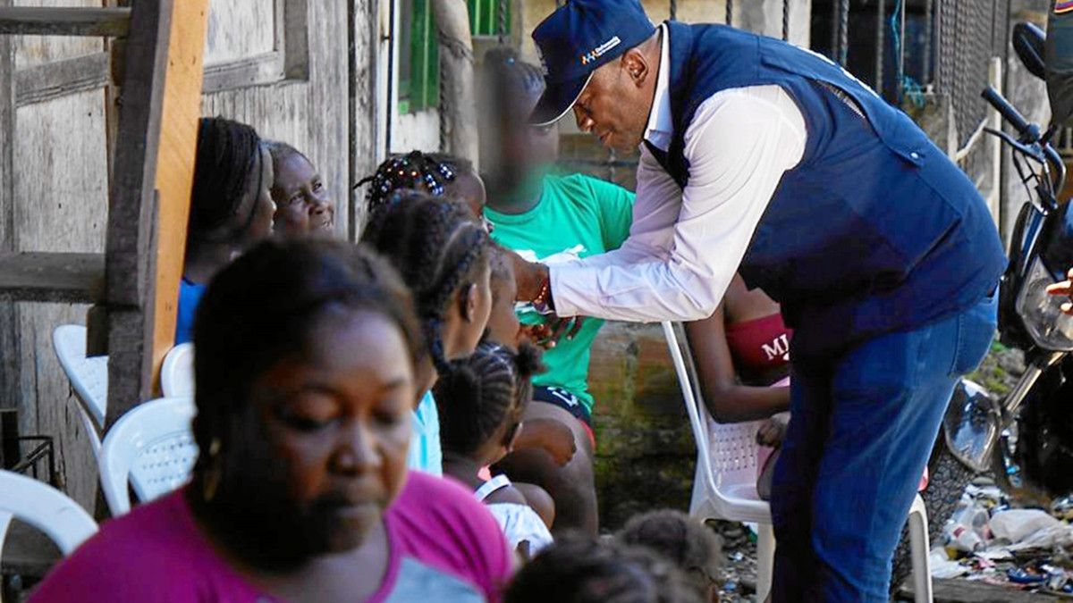 Foto | Defensoría del Pueblo | LA PATRIA  Unas 60 familias de la comunidad Joaquincito Libre tuvieron que desplazarse y otras 65 están confinadas debido a la presencia de una columna del Estado Mayor Central.