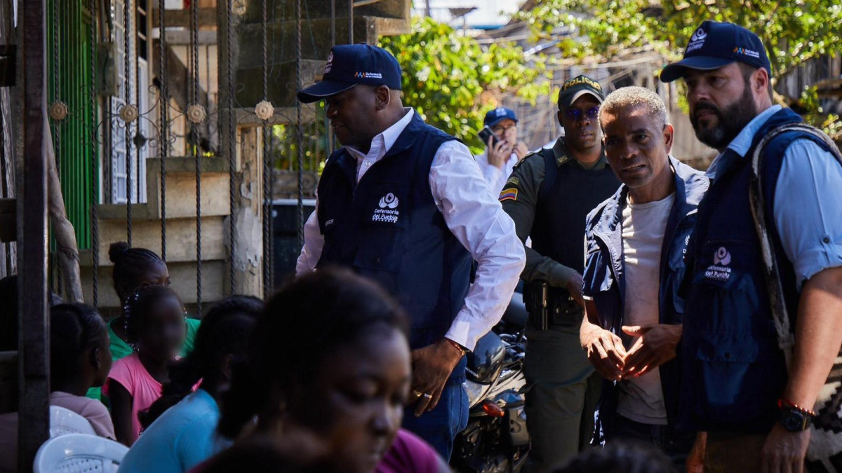 La Defensoría del Pueblo pidió ayuda humanitaria para la comunidad Joaquincito Libre, de Buenaventura (Valle), confinada y desplazada por el Estado Mayor Central.