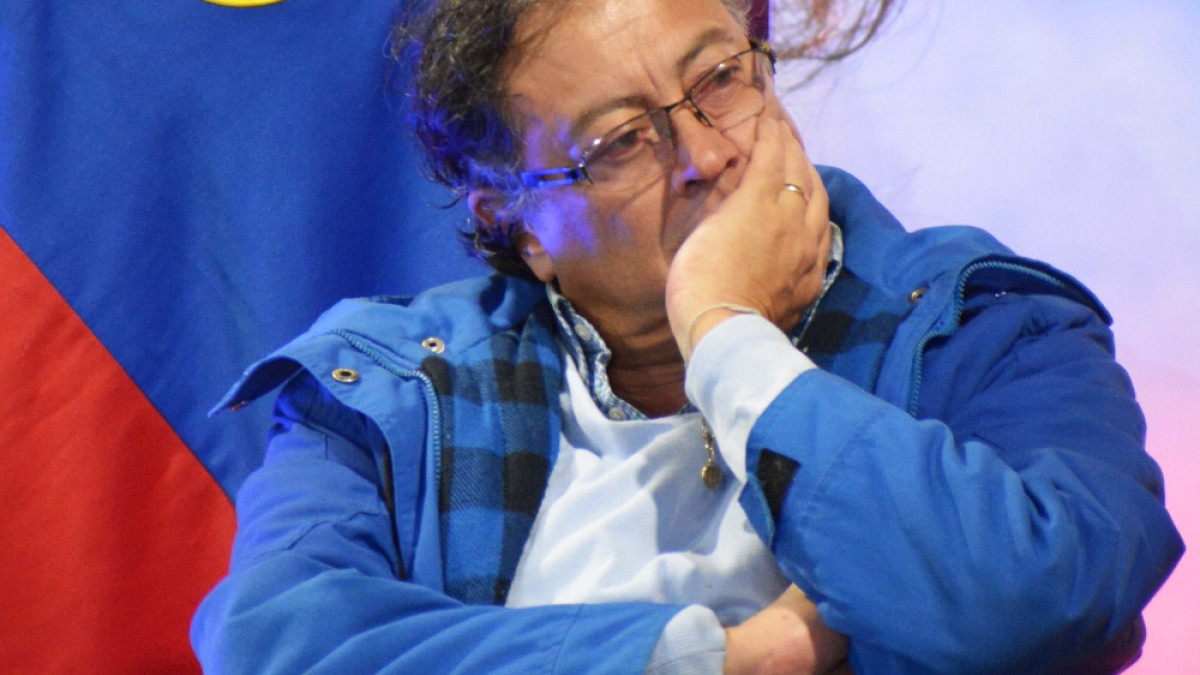 Gustavo Petro, durante su primera visita a Manizales como presidente de la República. 