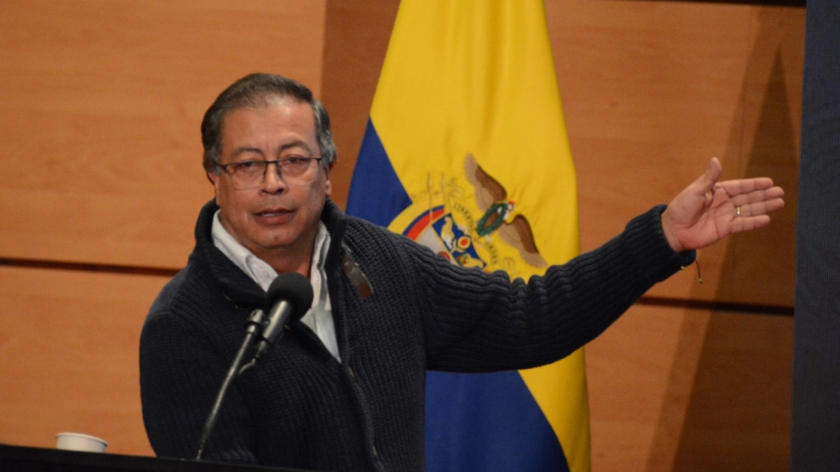 El presidente, Gustavo Petro, estuvo el viernes en el hotel Termales El Otoño en el Foro de Reactivación Económica en Caldas.