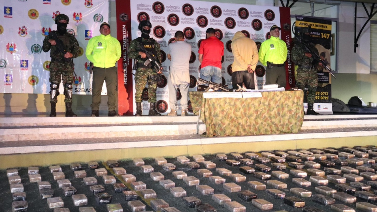 Ejército desmantela laboratorio de cocaína en Balboa, Risaralda