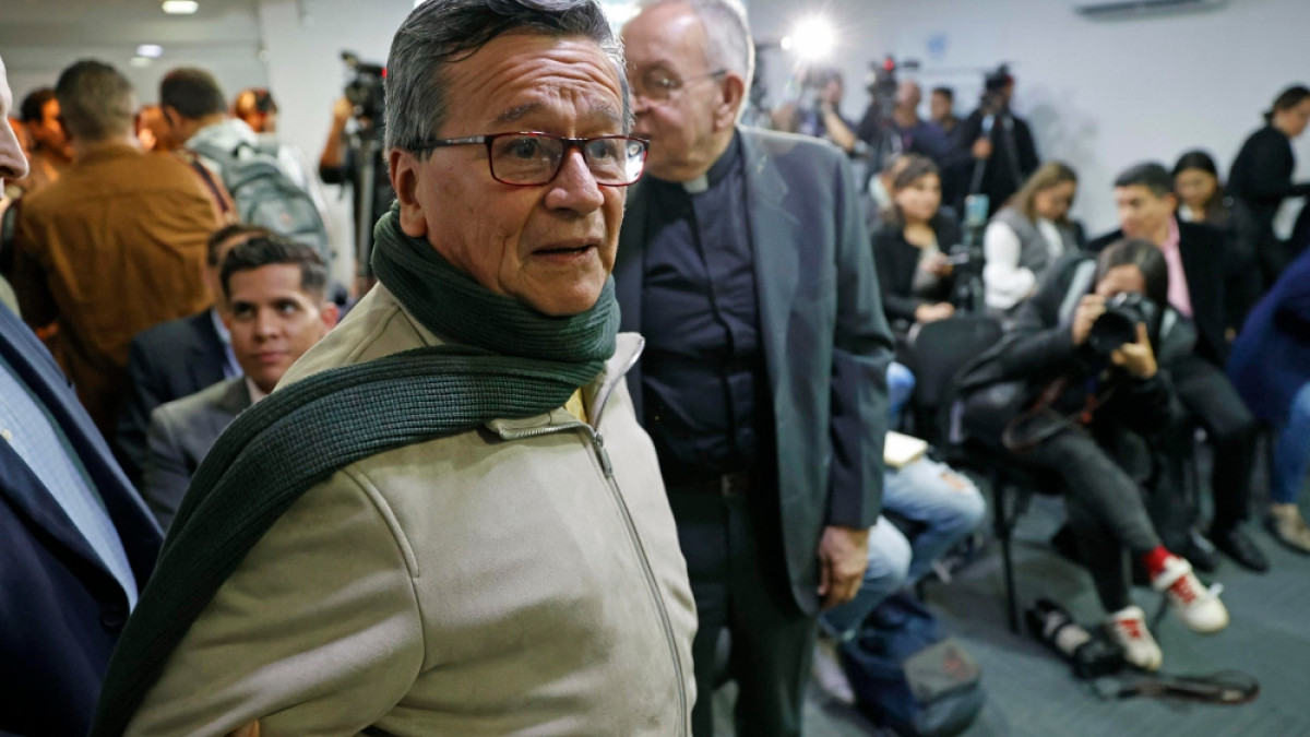 Pablo Beltrán, jefe de la delegación del Eln