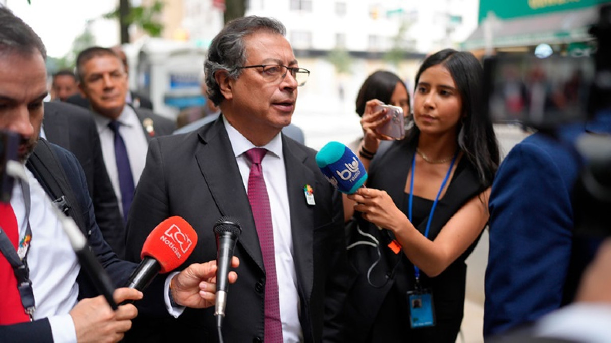 Gustavo Petro dijo que hay que esperar a la elección presidencial en Estados Unidos para abordar el asunto con quien resulte ganador.