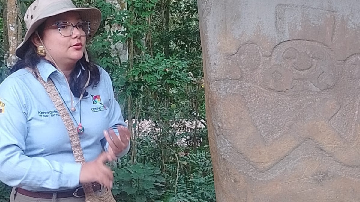 Karen Ordóñez, bióloga del parque arqueológico San Agustín.