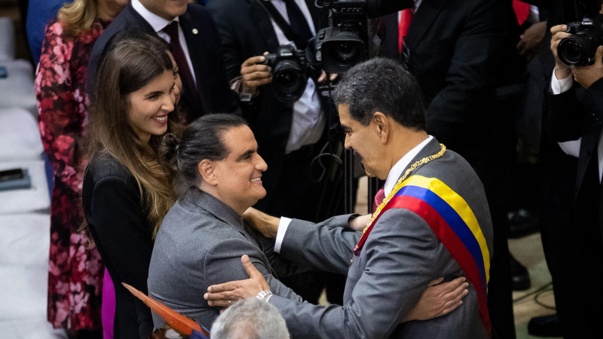 Nicolás Maduro, presidente de Venezuela, y Alex Saab.