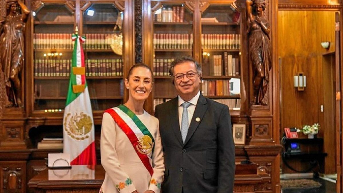 Foto| Presidencia.gov| LA PATRIA  “Ojalá en la Casa de Nariño se abra una segunda una oportunidad al progresismo”, expresó el mandatario para hacer referencia a la toma de posesión de la presidenta mexicana, Claudia Sheinbaum, a la que él asistió el martes.