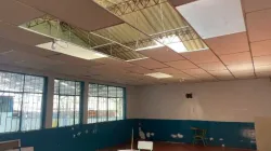 Vendaval arrasa parte de techo escolar en Aranzazu (Caldas) 