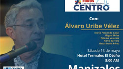Supimos que: Expresidente Uribe, en Manizales