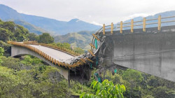Desplome del puente Los Grillos empeora comunicación en la Vía al Llano