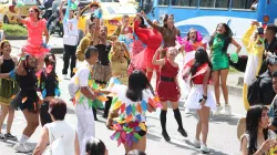Colegios de Manizales desfilan en el Carnaval de los Derechos Humanos 