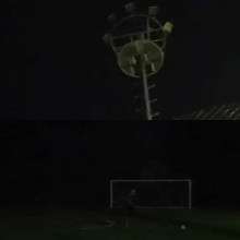 Polideportivo del remodelado Parque El Arenillo (Manizales), sin luces