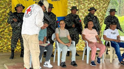 Libertad para cuatro secuestrados por el Emc