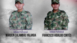 Dos soldados mueren en un ataque de disidentes de las Farc en el Cauca