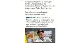 El presidente Gustavo Petro "persiste en su estrategia de deslegitimar el periodismo"