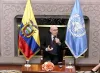El alto comisionado de la ONU para los Derechos Humanos visita Colombia